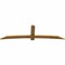 Ekena Millwork Bellingham Timber Gable Bracket, Western Red Cedar, 108"W x 31 1/2"H x 2"D x 6"F, 7/12 Pitch GBW108X31X0206BEL00RWR - alternate 4